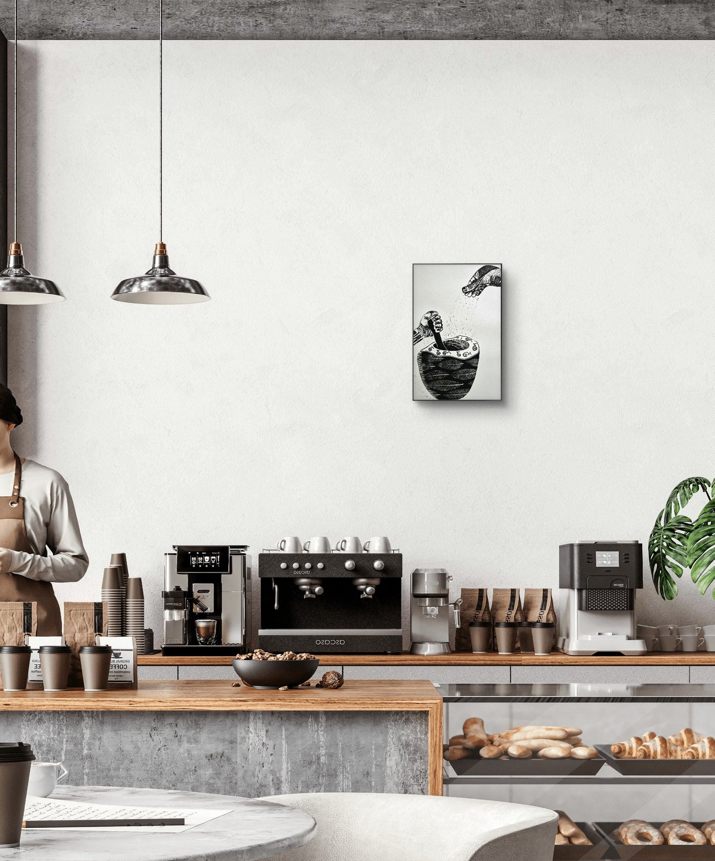 Mortar & Pestle Digital Print