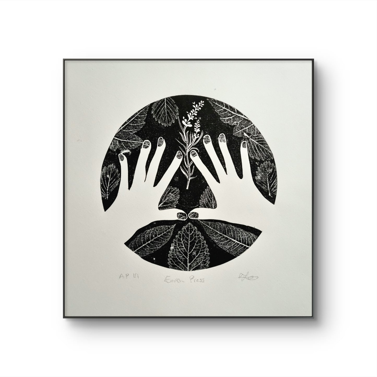 Earth Press - Framed