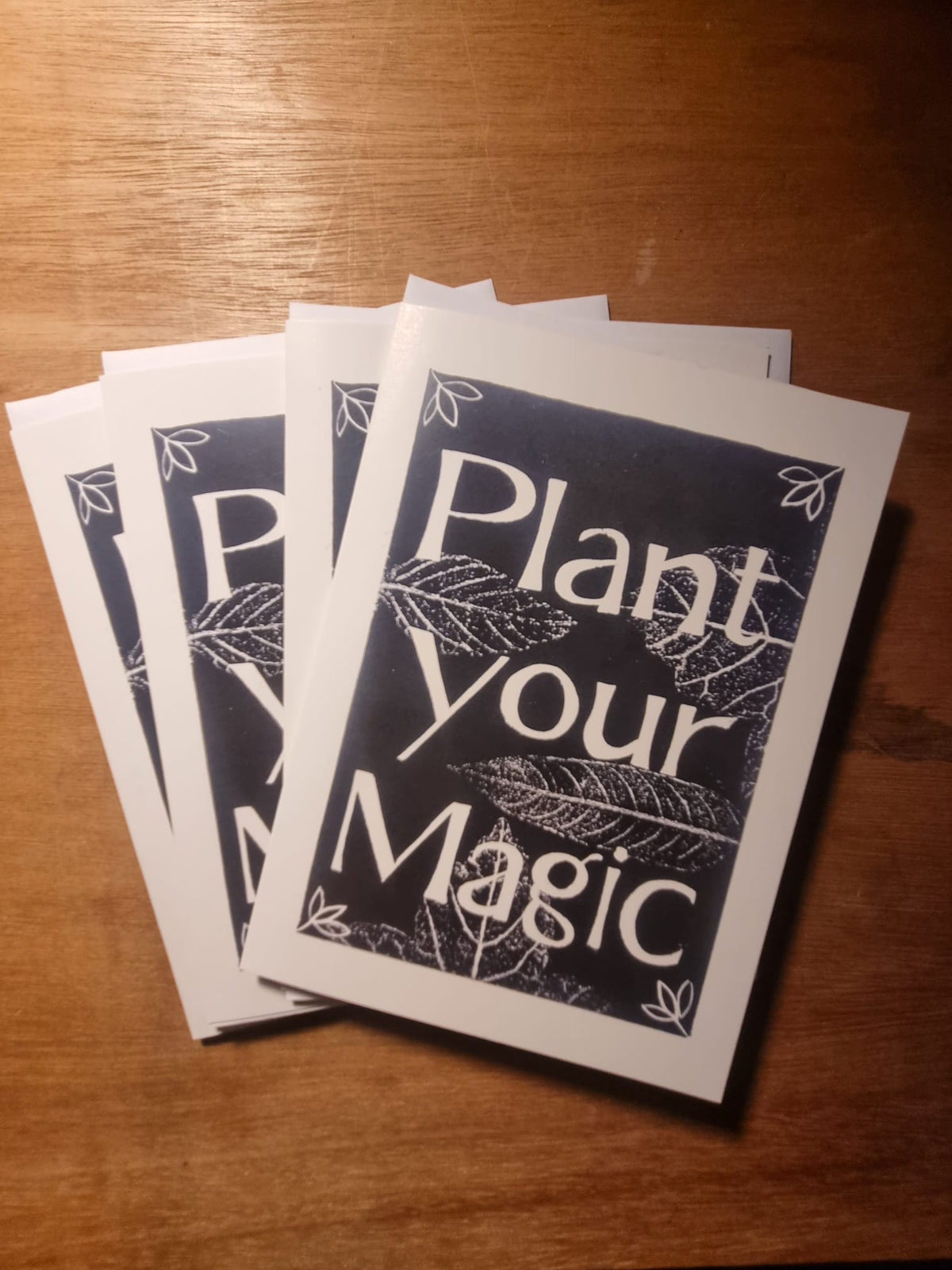 Second - Plant your Magic Greeting Cards