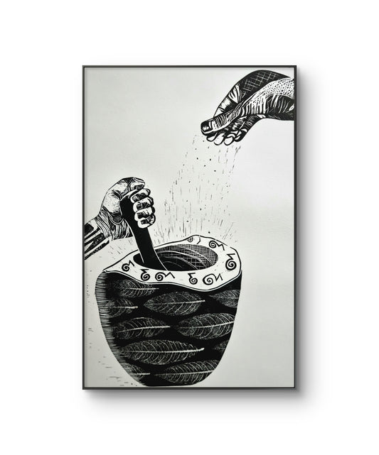 Mortar & Pestle Digital Print
