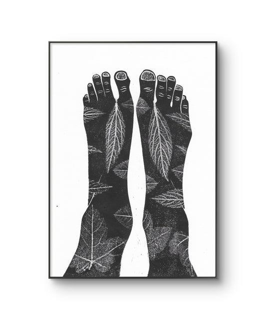 Artists Feet Digital Print
