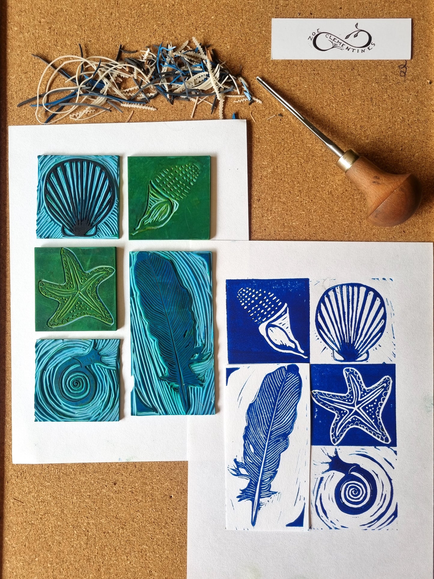 Intro to Lino - 22nd Nov - Block Print Christmas Cards
