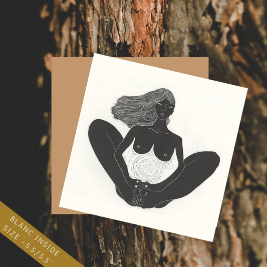 Creation Goddess Greeting Cards