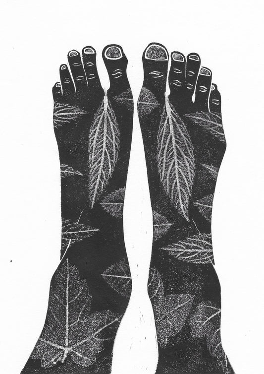 Artists Feet Digital Print